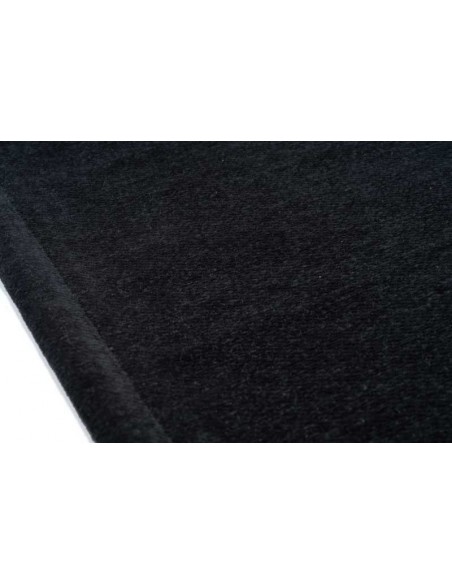Tappeto moderno lavabile in lavatrice Basic Black collezione Unique Carpet Decor 160x230 200x300 cm 24% cotone riciclato 4% RPET