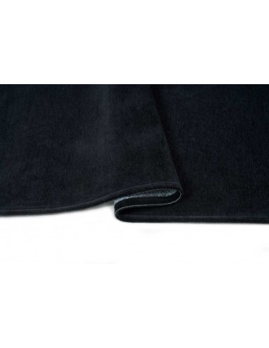 Tappeto moderno lavabile in lavatrice Basic Black collezione Unique Carpet Decor 160x230 200x300 cm 24% cotone riciclato 4% RPET