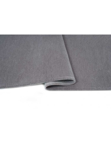 Tappeto moderno lavabile in lavatrice Basic Grey collezione Unique Carpet Decor 160x230 200x300 cm spessore 0,8 cm materiale cot