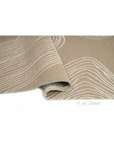 Tappeto moderno lavabile in lavatrice Etna Beige, collezione Unique, Carpet Decor - Turchia, 24% cotone riciclato 4% RPET 72% PE