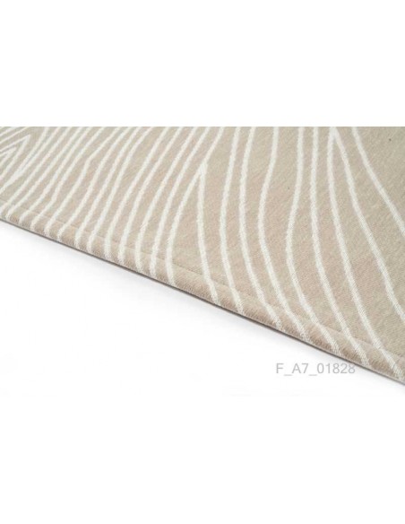 Tappeto moderno lavabile in lavatrice Etna Beige, collezione Unique, Carpet Decor - Turchia, 24% cotone riciclato 4% RPET 72% PE