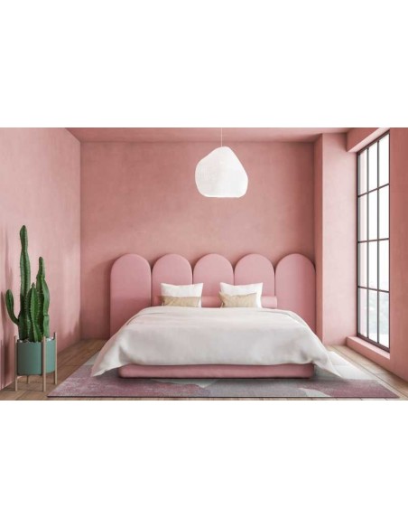 Tappeto moderno lavabile in lavatrice Lila Rosa collezione Unique Carpet Decor 160x230 200x300 cm 20% cotone riciclato 3% RPET 7