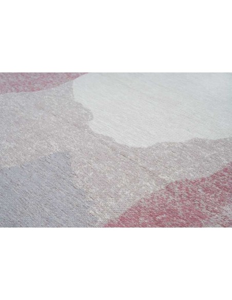 Tappeto moderno lavabile in lavatrice Lila Rosa collezione Unique Carpet Decor 160x230 200x300 cm 20% cotone riciclato 3% RPET 7