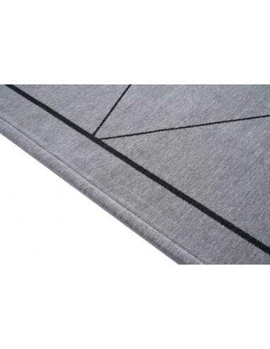 Tappeto moderno lavabile in lavatrice Linea Grey collezione Unique Carpet Decor 160x230 200x300 cm 24% cotone riciclato 4% RPET 