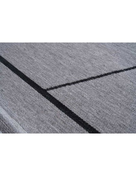 Tappeto moderno lavabile in lavatrice Linea Grey collezione Unique Carpet Decor 160x230 200x300 cm 24% cotone riciclato 4% RPET 