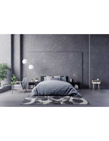 Tappeto moderno lavabile in lavatrice Mare Blue collezione Unique Carpet Decor 160x230 200x300 cm spessore 0,8 cm materiale coto