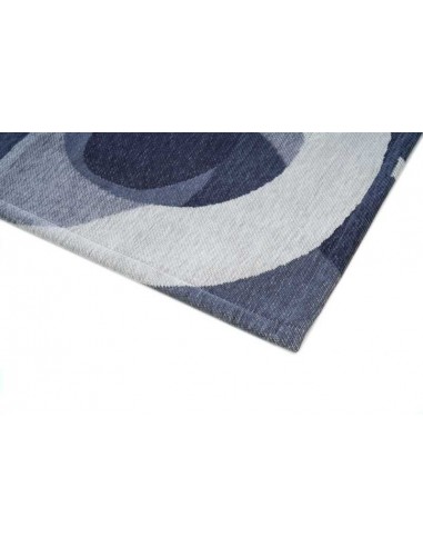 Tappeto moderno lavabile in lavatrice Mare Blue collezione Unique Carpet Decor 160x230 200x300 cm spessore 0,8 cm materiale coto