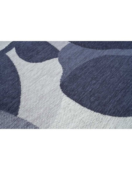Tappeto moderno lavabile in lavatrice Mare Blue collezione Unique Carpet Decor 160x230 200x300 cm spessore 0,8 cm materiale coto