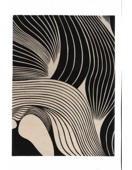 Tappeto moderno lavabile in lavatrice Vento Beige, collezione Unique, Carpet Decor, 160x230 cm, 200x300 cm, 24% cotone riciclato