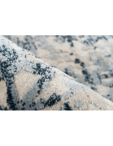 Tappeto moderno blu con design elegante e funzionale dalla Turchia.