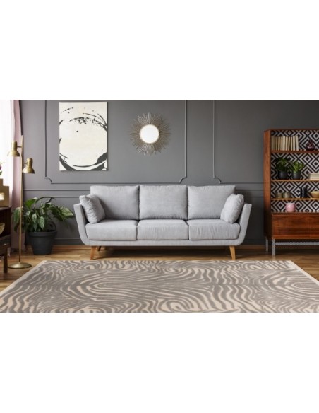 Tappeto moderno Adeon 425 Grigio, elegante e resistente design contemporaneo.
