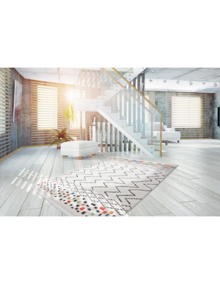 Tappeto moderno Agadir 410: elegante, resistente, design audace, pratico.