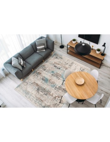 Tappeto moderno Anouk 325 Tortora Azzurro, eleganza e raffinatezza.