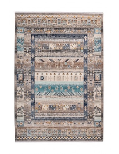 Tappeto moderno Anouk 525 Marrone Blu, elegante e versatile.