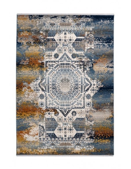 Tappeto moderno Anouk 925 Multi Blu, elegante e resistente.