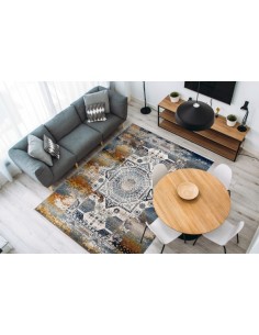 Tappeto moderno Anouk 925 Multi Blu, elegante e resistente. 2