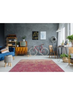 Tappeto moderno Antigua 200 Arancio Rosso, design vibrante e accogliente. 2