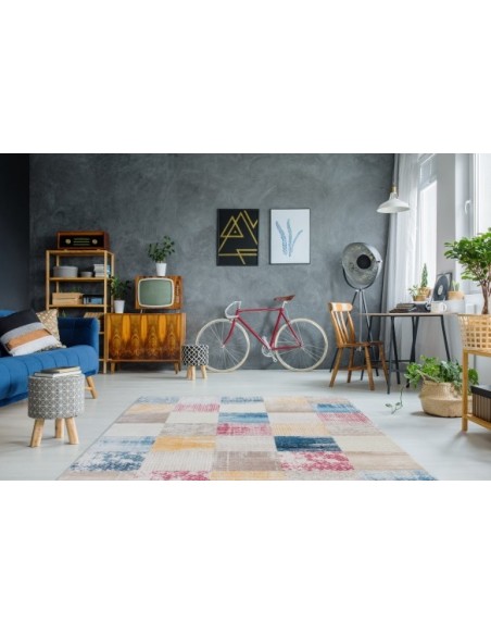 Tappeto moderno Antigua 600 Multi, elegante e versatile design contemporaneo.