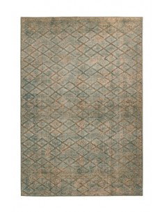 Tappeto moderno Antique 125 Blu Oro Cachi, eleganza e durabilità.