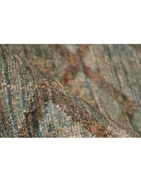 Tappeto moderno Antique 125 Blu Oro Cachi, eleganza e durabilità.