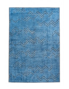 Tappeto moderno blu con design elegante e duraturo dalla Turchia.