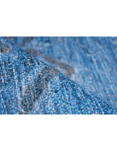 Tappeto moderno blu con design elegante e duraturo dalla Turchia.
