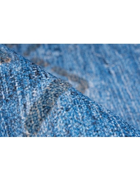 Tappeto moderno blu con design elegante e duraturo dalla Turchia.