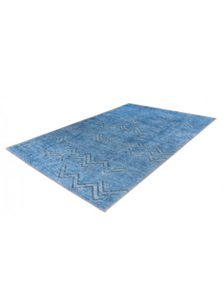 Tappeto moderno blu con design elegante e duraturo dalla Turchia.