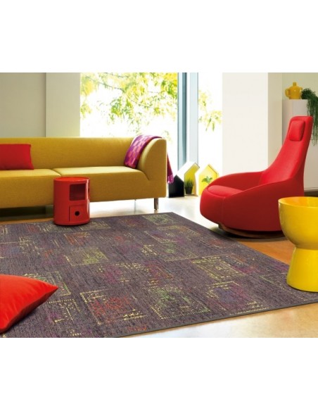 Tappeto moderno Atelier 4477 Multi Grigio, design sofisticato e resistente.