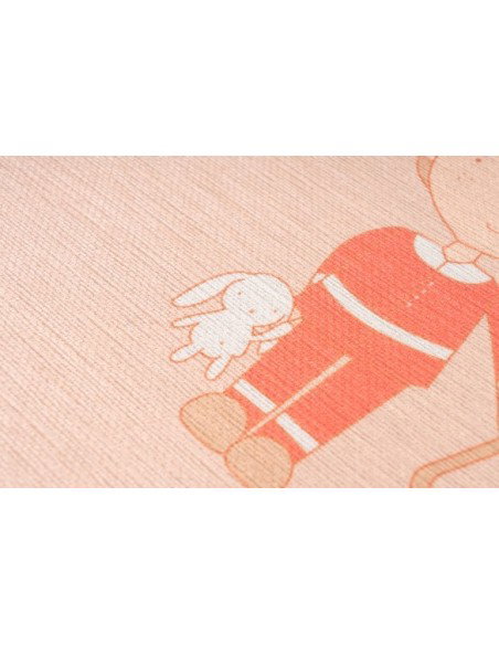 Tappeto moderno per bambini con design giocoso e resistente.