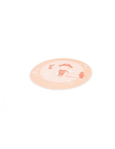 Tappeto moderno per bambini con design giocoso e resistente.