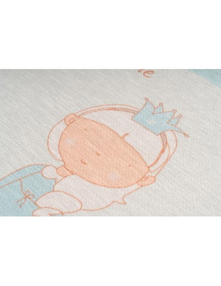 Tappeto moderno per bambini con design fantasioso e colori freschi.