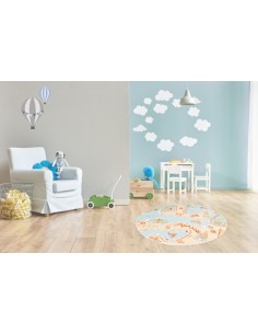 Tappeto moderno per bambini con design giocoso e resistente. 2
