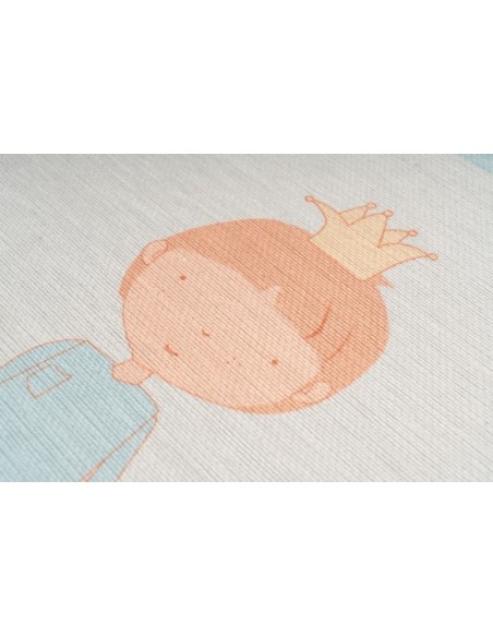 Tappeto moderno per bambini, morbido, colorato e di grande impatto.