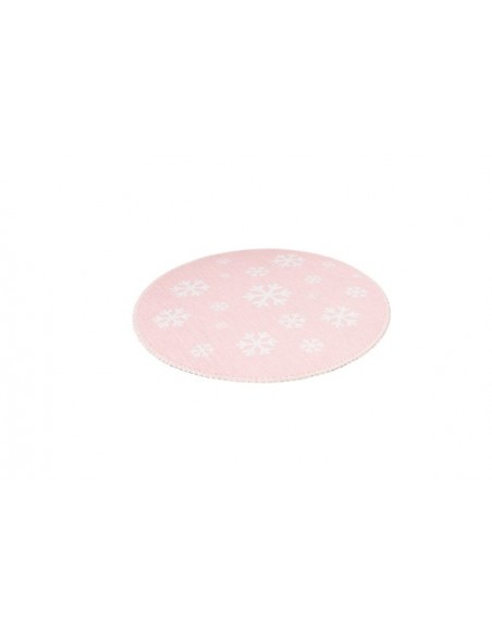 Tappeto moderno per bambini rosa, morbido e resistente.