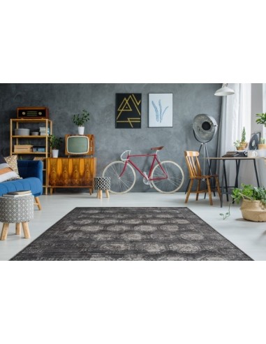 Tappeto moderno Baroque 700 Antracite, elegante e versatile design.