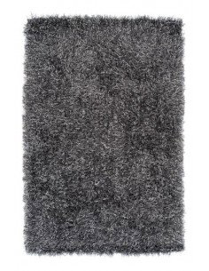 Tappeto moderno grigio scuro di alta qualità e comfort.