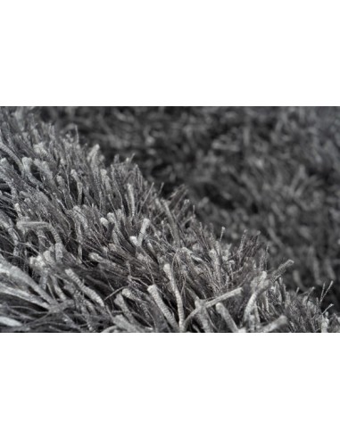 Tappeto moderno grigio scuro di alta qualità e comfort.