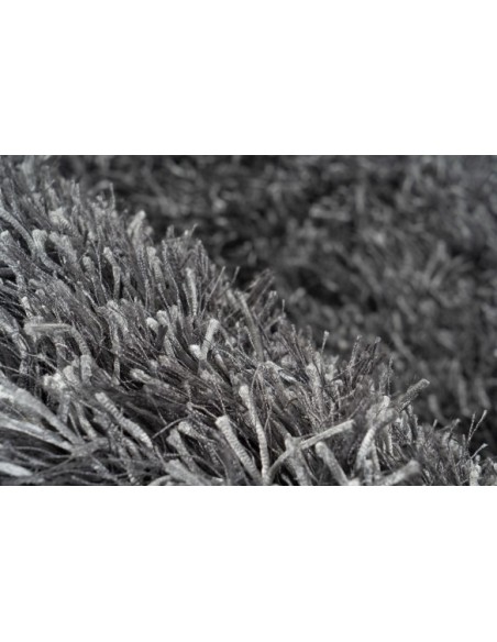 Tappeto moderno grigio scuro di alta qualità e comfort.