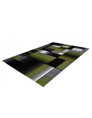 Tappeto moderno "Broadway 300 Verde Grigio" con design audace.