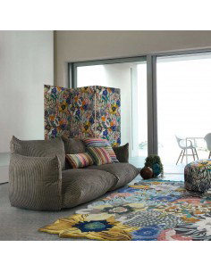 Tappeto Missoni Rajmahal T100 multicolore con design floreale, dimensioni 200x300 cm. 2