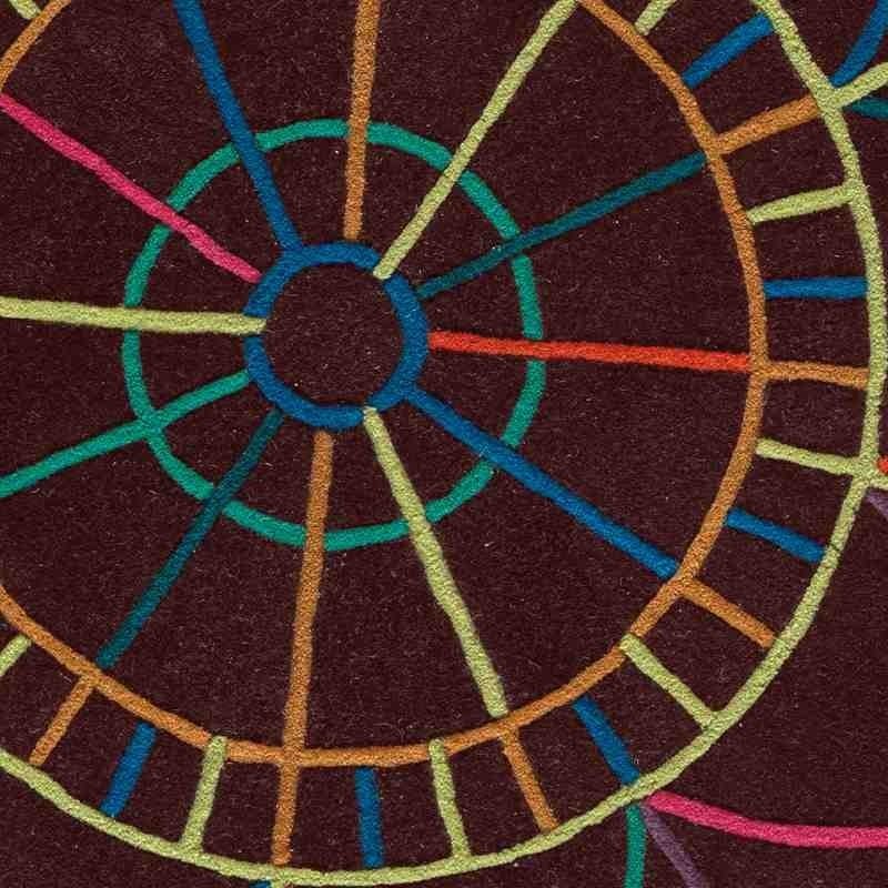 Carpet moderno PORTOFINO SITAP MULTI 220 ROTONDO LANA geometrico scontato del 30%