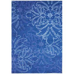 tappeto moderno Wissenbach Exposure blu floreale 2
