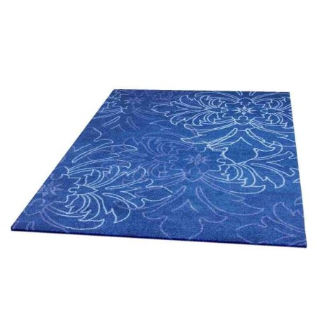 Carpet moderno Wissenbach Exposure blu floreale