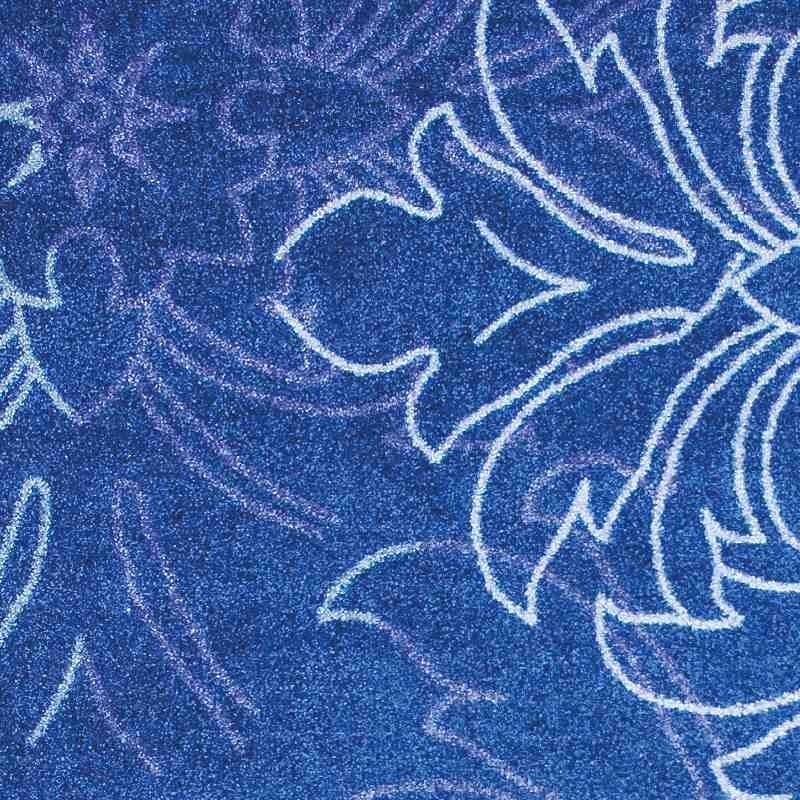 tappeto moderno Wissenbach Exposure blu floreale