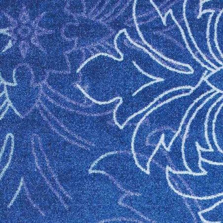 tappeto moderno Wissenbach Exposure blu floreale