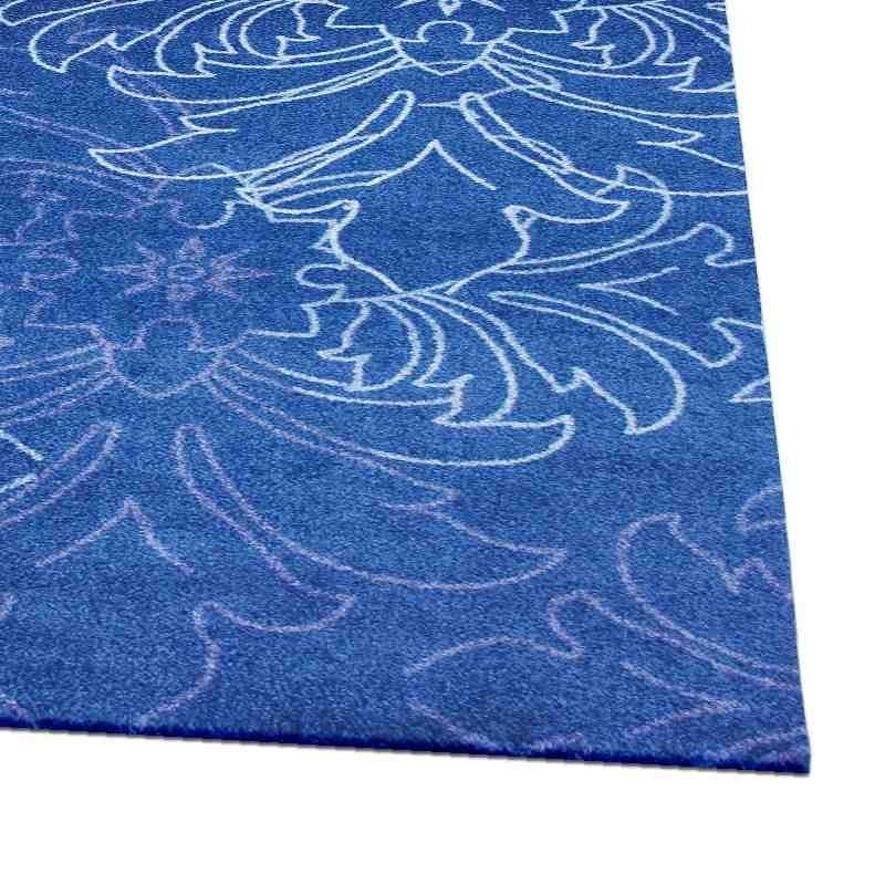 tappeto moderno Wissenbach Exposure blu floreale
