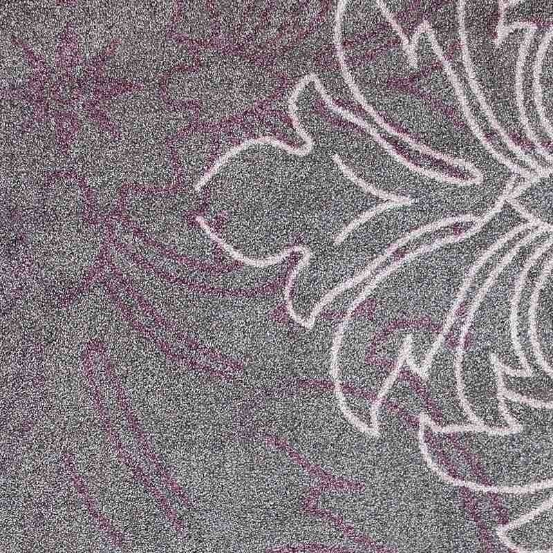 Carpet moderno Wissenbach Exposure viola floreale