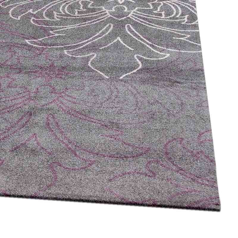 tappeto moderno Wissenbach Exposure viola floreale