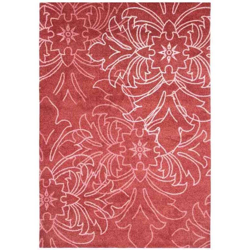 tappeto moderno Wissenbach Exposure rosso  floreale